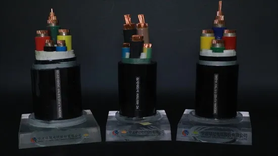 0.6/1kV XLPE絶縁銅低電圧電気ポリオレフィンシースフレキシブル低圧電力ケーブル