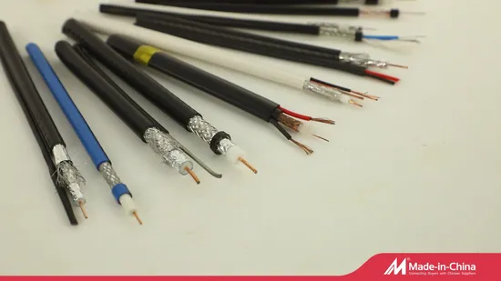 工場カスタマイズ通信同軸ケーブル Rg5 Rg58 Rg59 RG6 同軸ケーブル